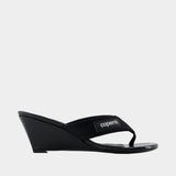 Wedge Sandals - Coperni - Synthetic - Black