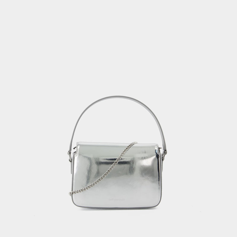 Micro Bag - SELF PORTRAIT - Leather - Silver