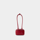 Leather Shoulder Bag - SELF PORTRAIT - Leather - Burgundy