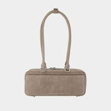 Baguette With Charm Shoulder Bag - SELF PORTRAIT - Leather - Grey