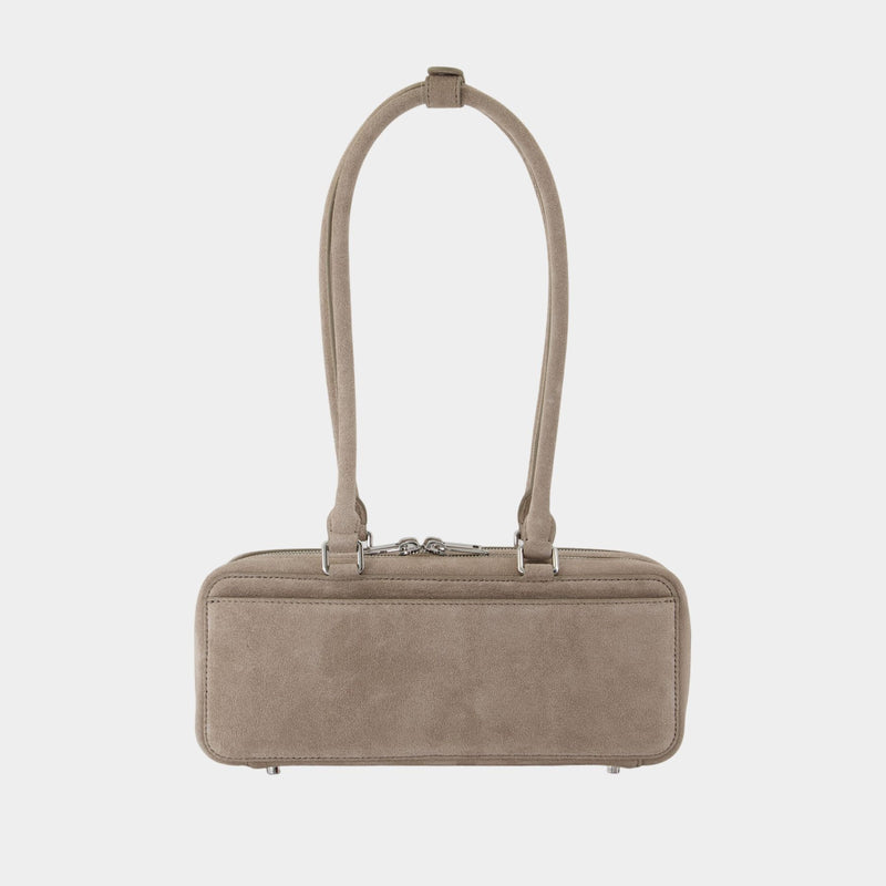 Baguette With Charm Shoulder Bag - SELF PORTRAIT - Leather - Grey