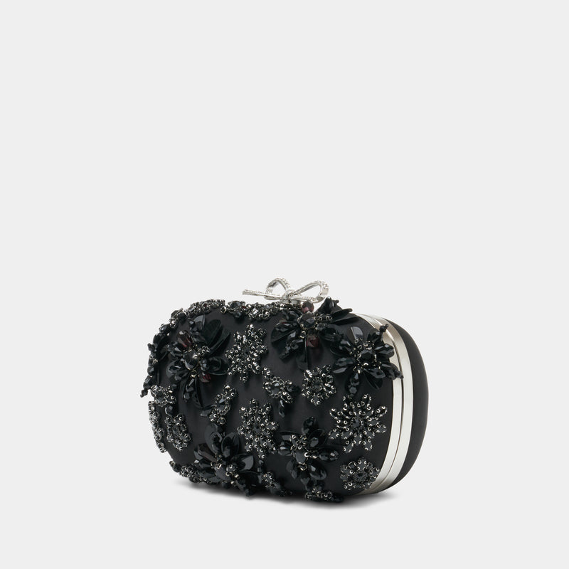 Clutch - SELF PORTRAIT - Silk - Black