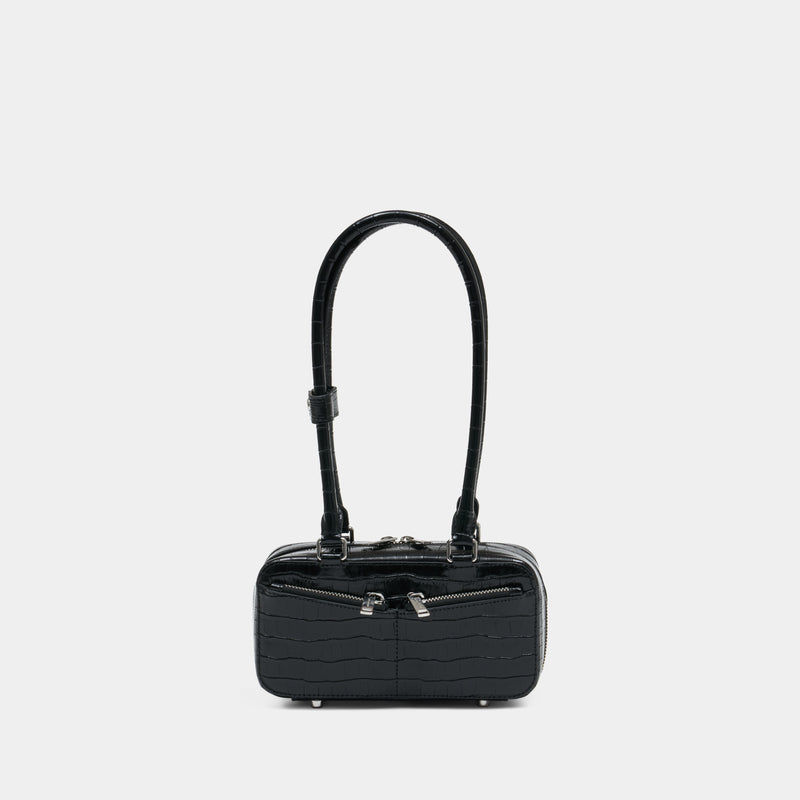 Mini Shoulder Bag - SELF PORTRAIT - Leather - Black