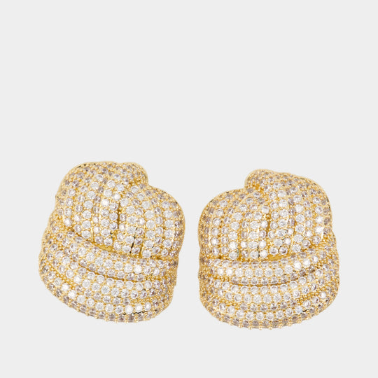 Knot Earrings - SELF PORTRAIT - Metal - Gold