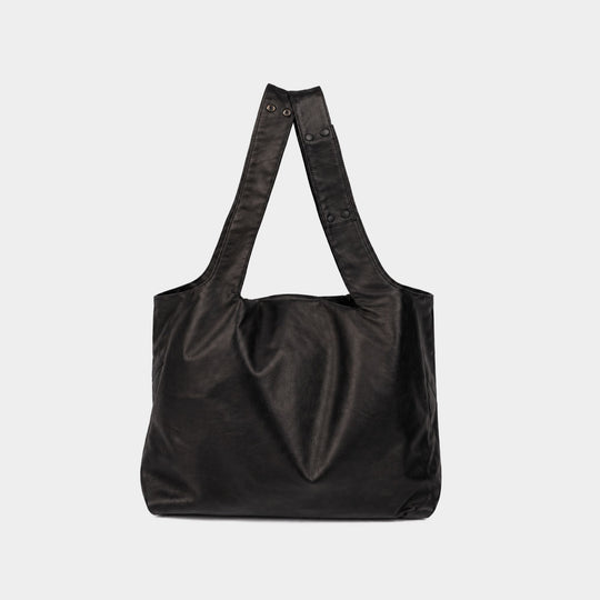 Rev Dot Purse - YOHJI YAMAMOTO - Leather - Black