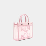 Market Shopper Bag S - OFF WHITE - Plastic - Pink