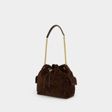 Charlie Shoulder Bag - Tory Burch - Leather - Brown