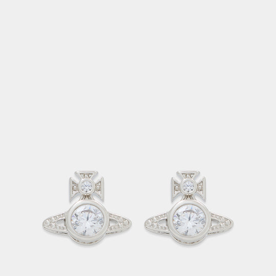 London Orb Earrings - Vivienne Westwood - Metal - Silver