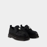 Heart Toe Loafers - Simone Rocha - Leather - Black