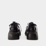 Ghillie Brogue Sneakers - Simone Rocha - Leather - Black