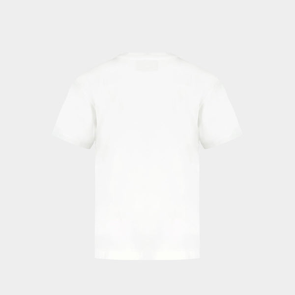 Carnation Print T Shirt - Simone Rocha - Cotton - White