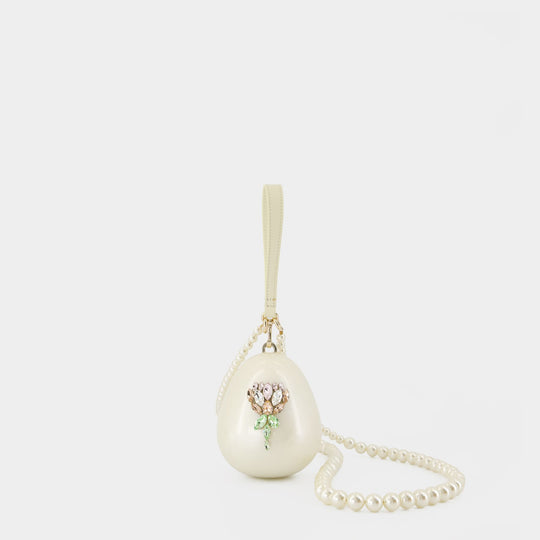 Micro Egg Shoulder Bag - Simone Rocha - PVC - White