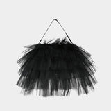 Oversized Frilly Tutu Shopper Bag - Simone Rocha - Polyester  - Black