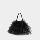 Mini Frilly Tutu Crossbody - Simone Rocha - Polyester - Black