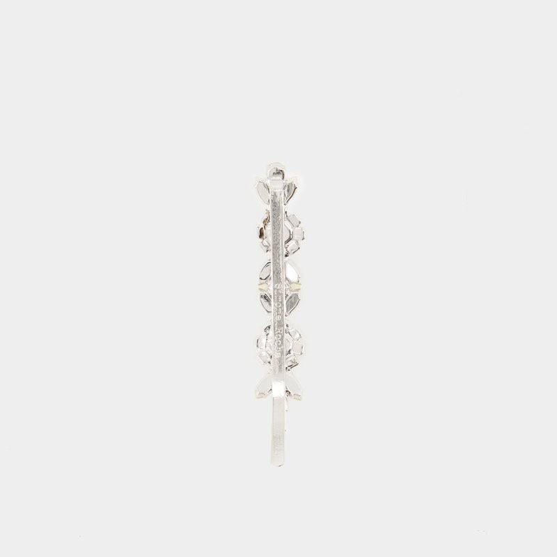 Daisy Floret Hair Clip - Simone Rocha - Brass - White