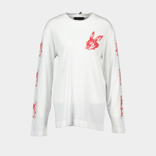 Tortoise &amp; Hare T-Shirt - Simone Rocha - Cotton - White