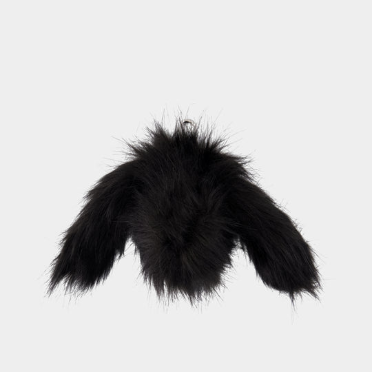 Hare wallet - Simone Rocha - Faux fur - Black