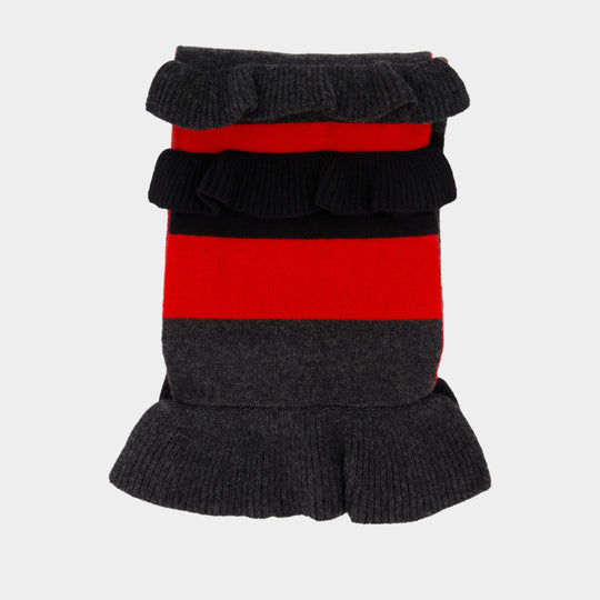 Daisy Scarf - Simone Rocha - Wool - Red