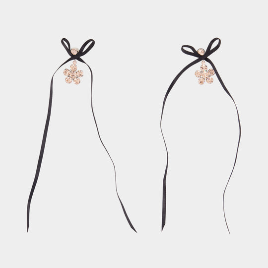 Daisy Earrings - Simone Rocha - Synthetic Pearls - Pink