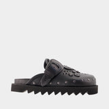 Aj1058 Mules - Toga Pulla - Black - Leather
