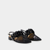 Slingbacks Aj1398 - Toga Pulla - Leather - Black