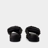 Aj1382 Sandals - Toga Pulla - Leather - Black