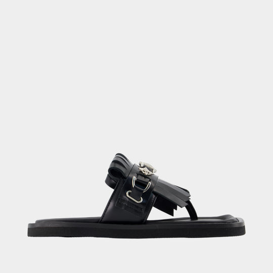 Aj1461 Sandals - Toga Pulla - Leather - Black