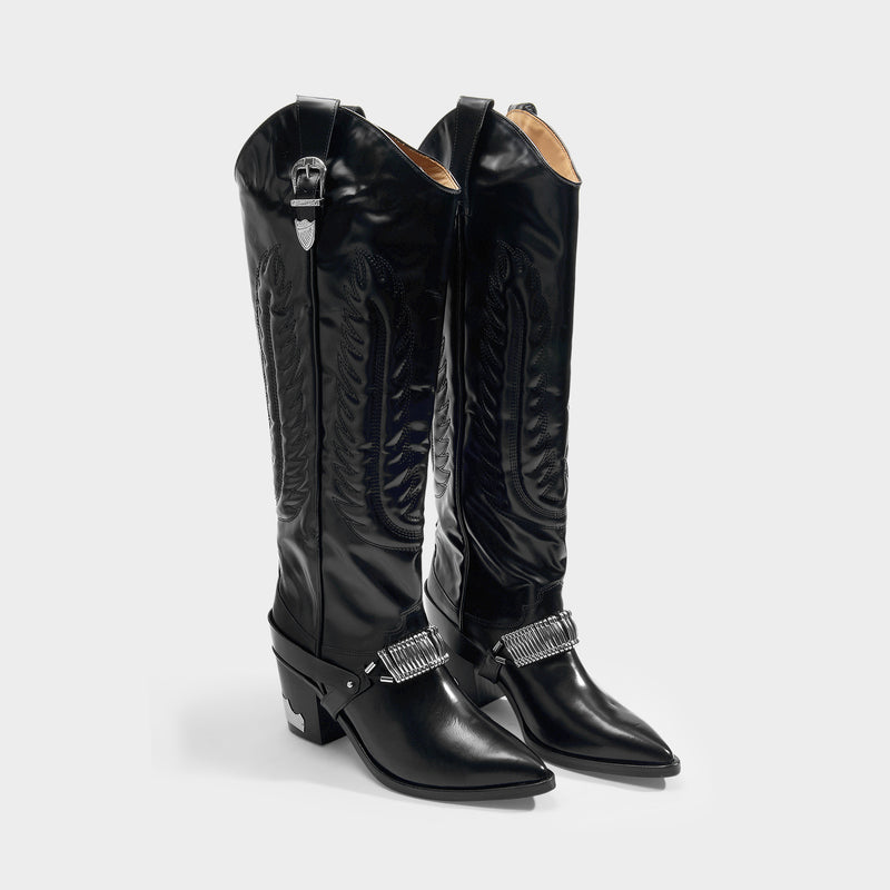 Aj721 Boots - Toga Pulla - Leather - Black