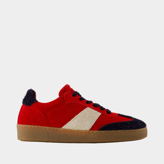 Sanoa Sneakers - Samsoe Samsoe - Leather - Red