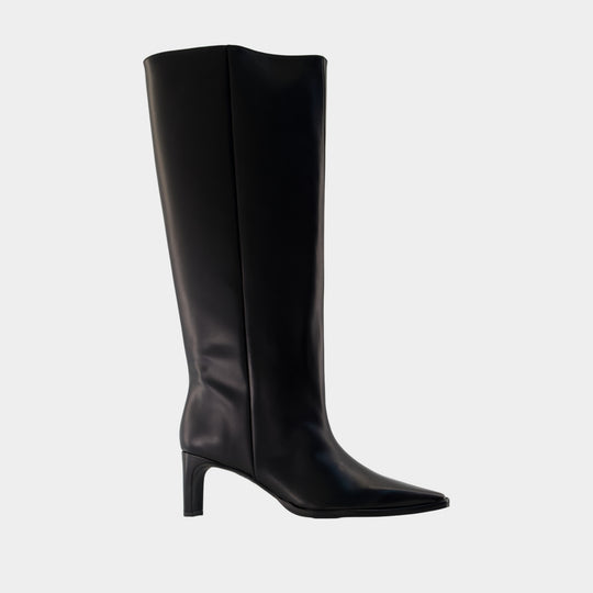 Saray Boots - SAMSØE SAMSØE - Leather - Black
