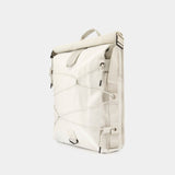 Trail Cord Rolltop Backpack W3 - RAINS - Synthetic - White