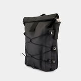 Trail Cord Rolltop Backpack W3 - RAINS - Synthetic - Black