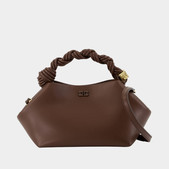 Bou Small Crossbody - Ganni - Leather - Brown