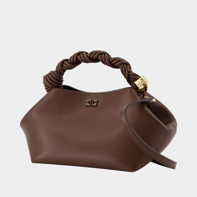 Bou Small Crossbody - Ganni - Leather - Brown