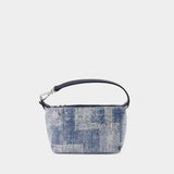 Butterfly Small Pouch - Ganni - Denim - Blue