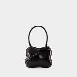 Butterfly Bag - Ganni - Synthetic Leather - Black