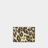 Ganni Bou Card Holder Print - Ganni - Leather - Printed