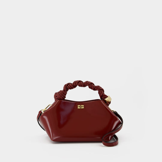 Bou Small Bag - Ganni - Synthetique - Burgundy