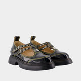 Everyday Butterfly Mary Jane - Ganni - Synthetic - Black