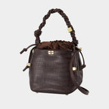 Bou Bucket Purse - Ganni - Synthetic - Brown