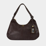 Bou Xxl Travel Bag - Ganni - Leather - Brown