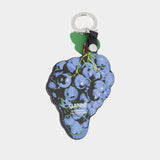 Grape wallet - Ganni - Leather - Blue
