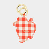 Grape Keyring - Ganni - Leather - Red