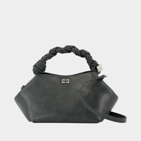 Bou Small Crossbody - Ganni - Leather - Grey