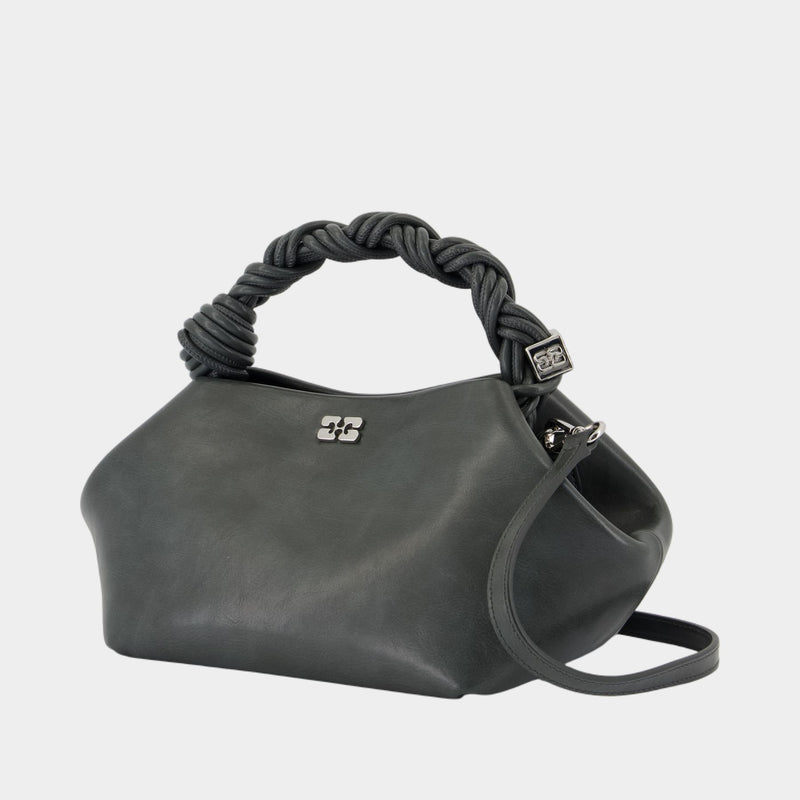 Bou Small Crossbody - Ganni - Leather - Grey