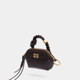 Bou Nano Croco Purse - Ganni - Synthetic - Brown