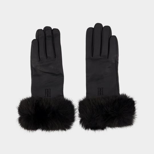 Genna Gloves - By Malene Birger - Leather - Black