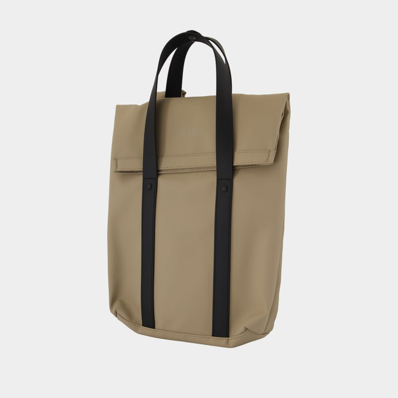 2 Way Tote Backpack Mini W3 Backpack - RAINS - Synthetic - Beige