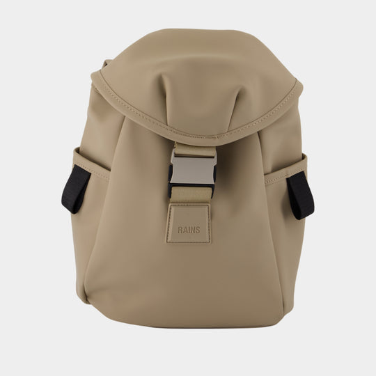 Valera Bucket Backpack Mini W3 Backpack - RAINS - Synthetic - Beige
