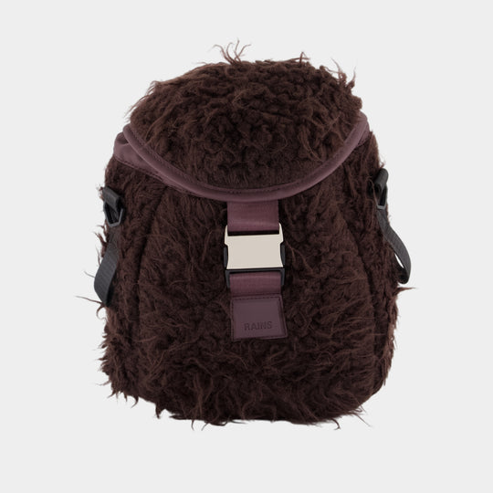 Valera Vision Bucket Backpack Mini - RAINS - Synthetic - Burgundy